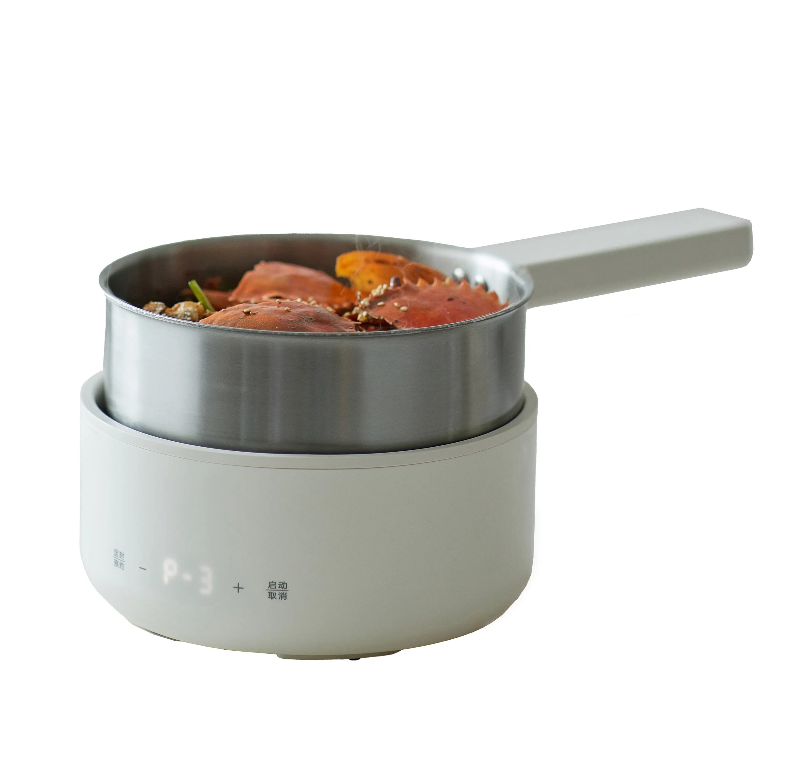 High Quality Portable Split Electric Hot Pot Travel Folding Folding Electric Boiling Pot 1000W Fast  Frying Pan